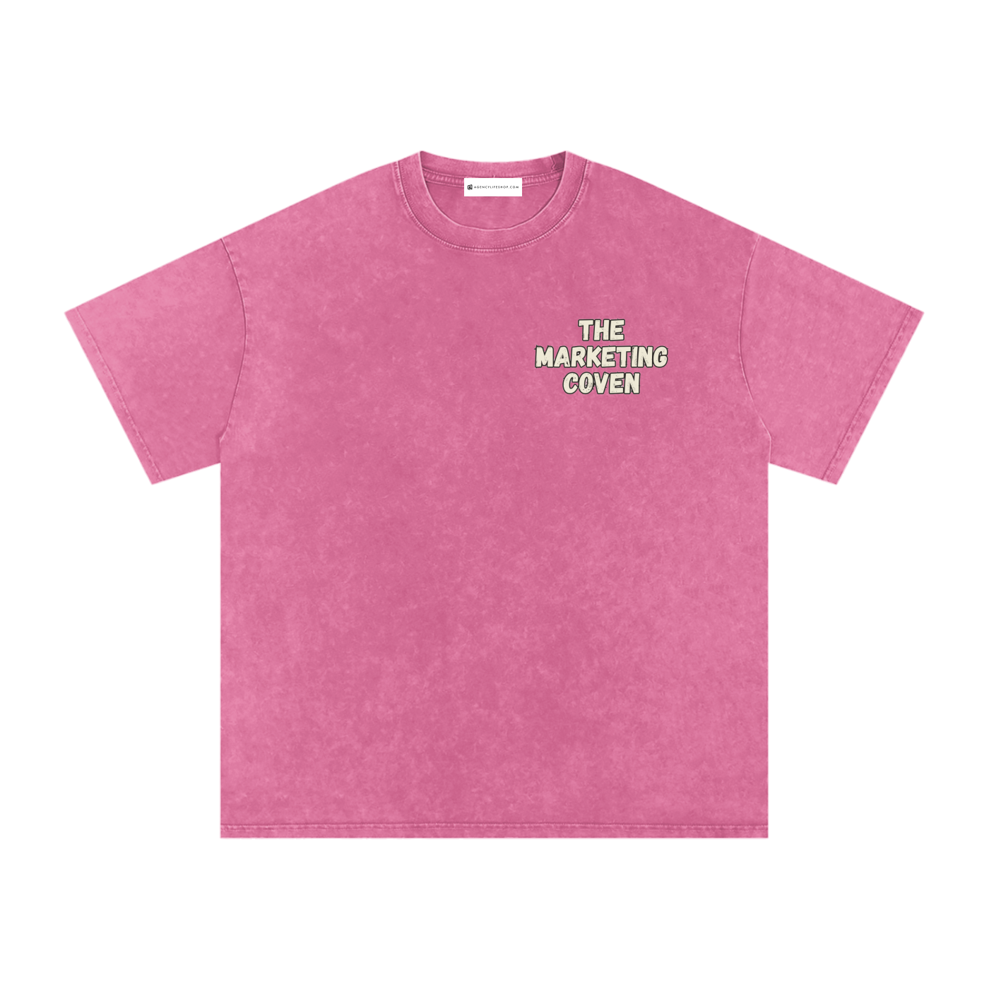 The Marketing Coven | Snow Washed Oversized Cotton T-Shirt