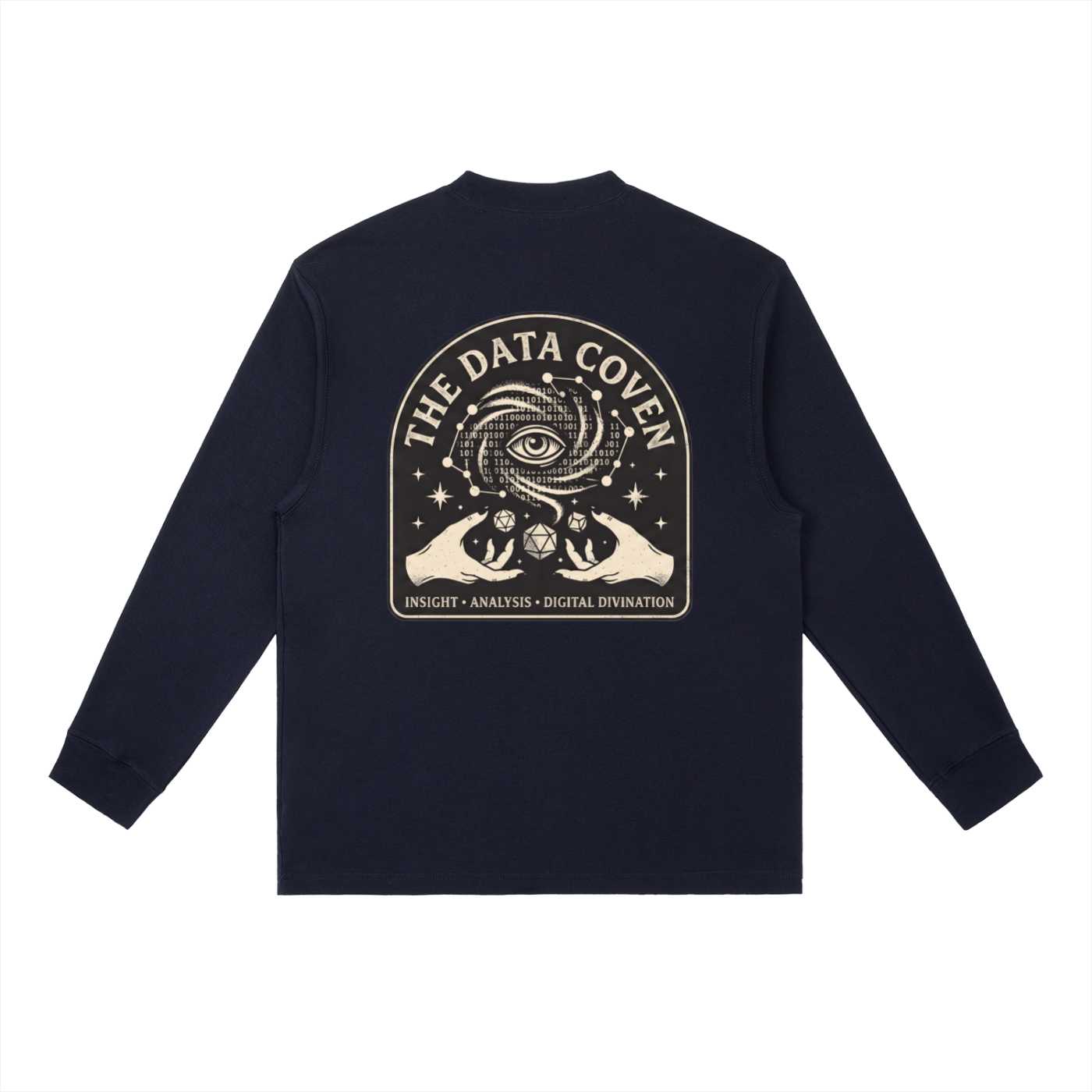 The Data Coven | Essential Crewneck Long-Sleeve T-Shirt