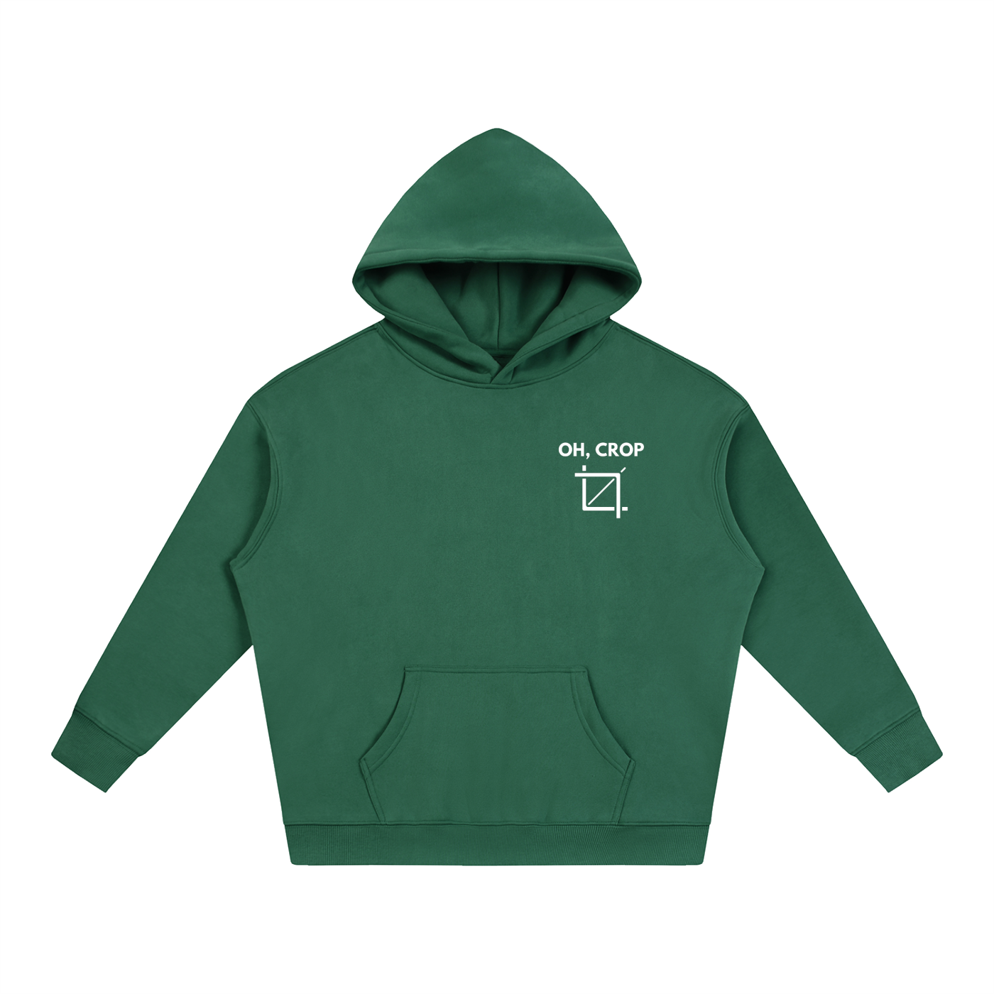 Oh, Crop | Oversize Fleeced Hoodie