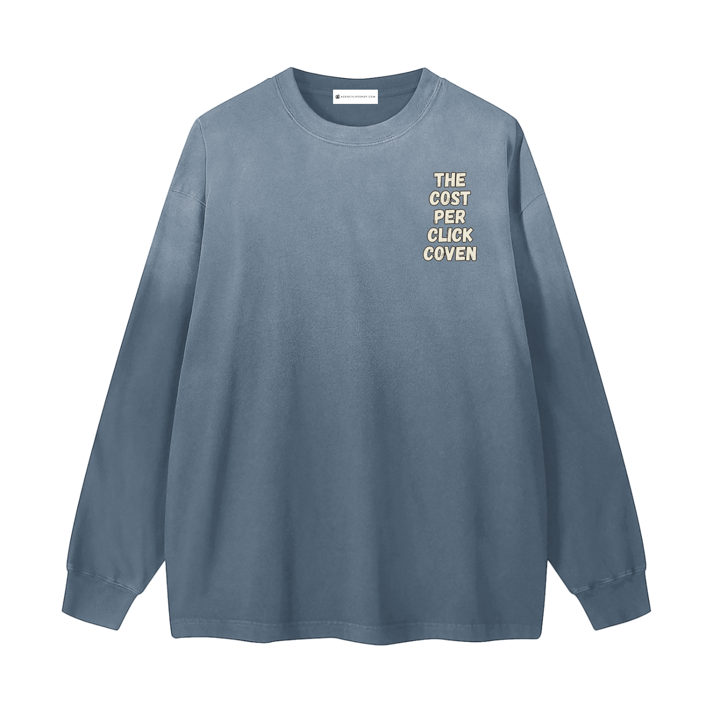The Cost Per Click Coven | Gradient Washed Long Sleeve T-Shirt