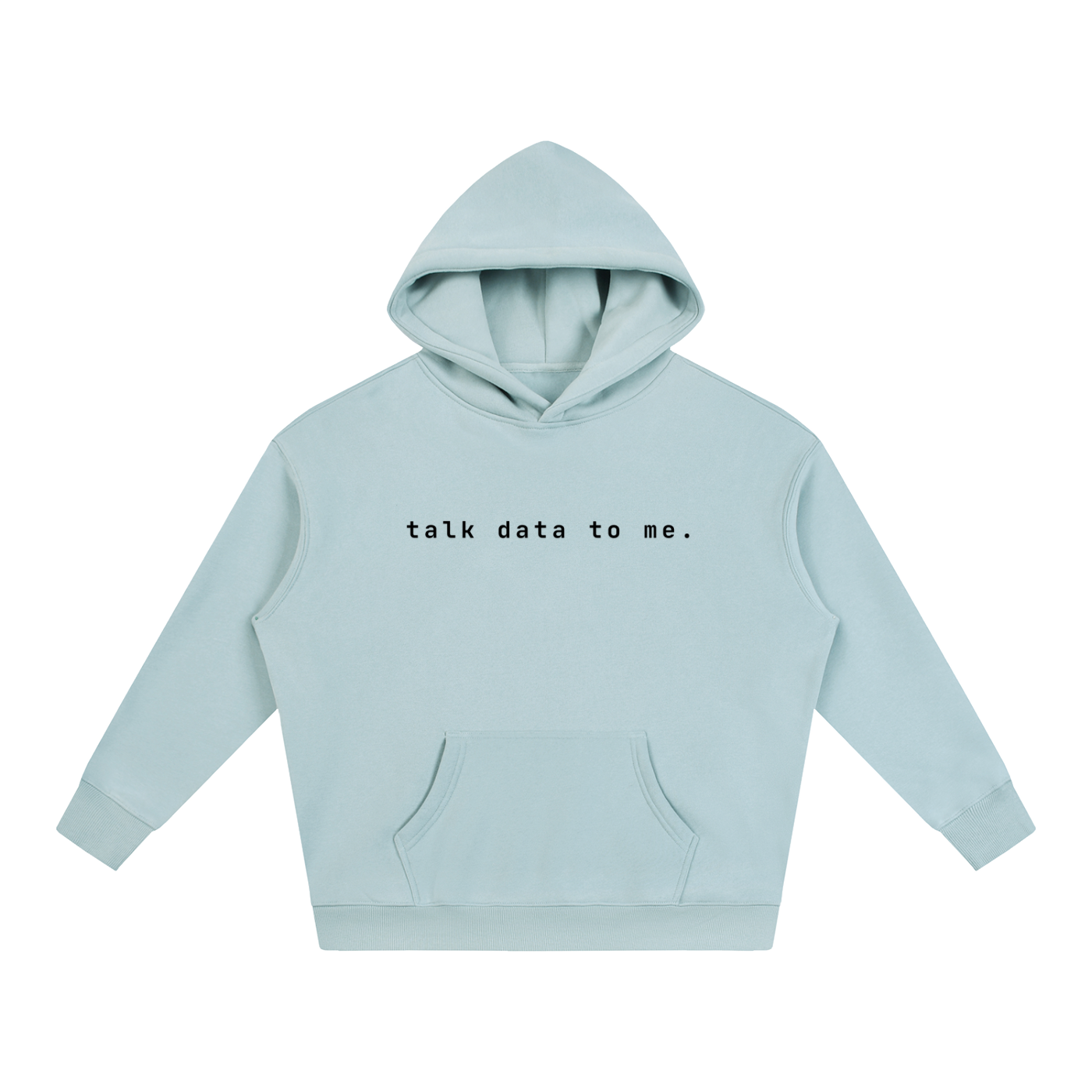 Talk Data To Me | Oversize Fleeced Hoodie