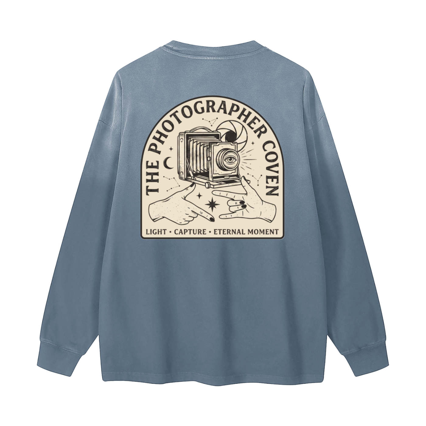 The Photographer Coven | Gradient Washed Long Sleeve T-Shirt