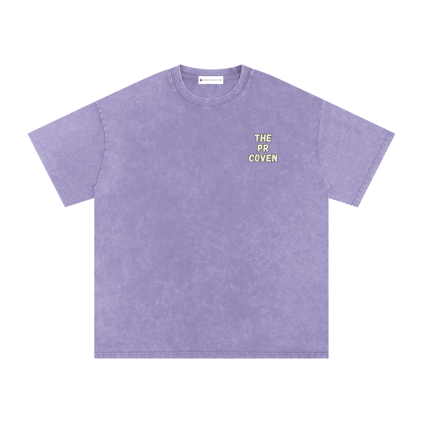The PR Coven | Snow Washed Oversized Cotton T-Shirt