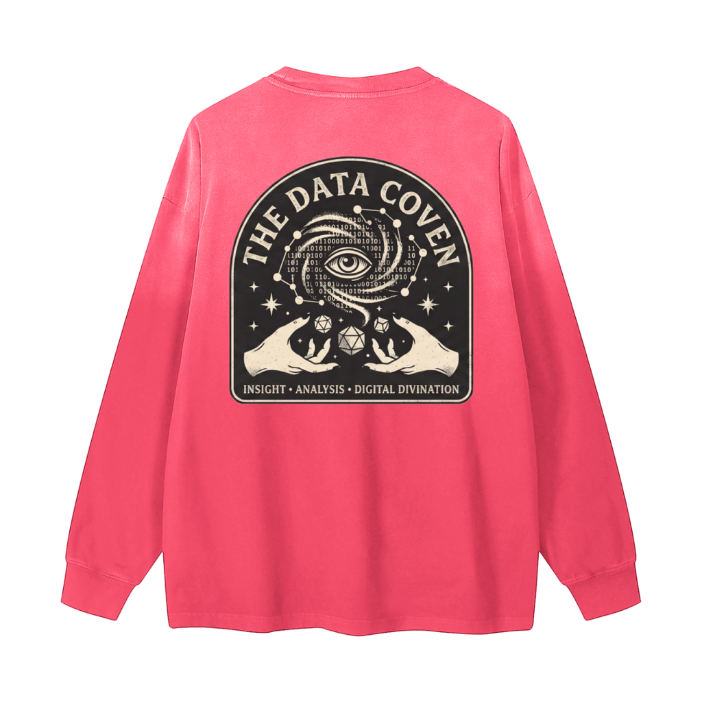 The Data Coven | Gradient Washed Long Sleeve T-Shirt