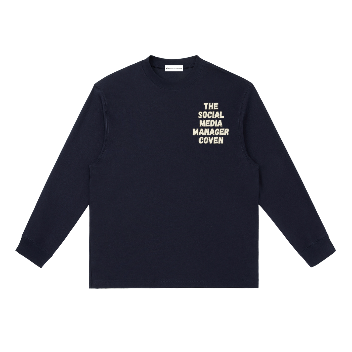 The Social Media Manager Coven | Essential Crewneck Long-Sleeve T-Shirt