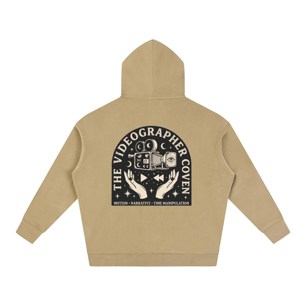 The Videographer Coven | Oversized Fleeced Hoodie