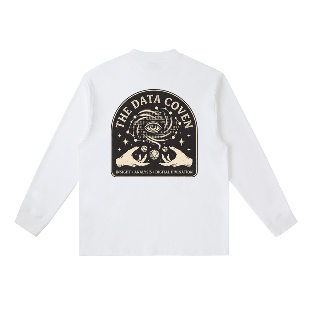 The Data Coven | Essential Crewneck Long-Sleeve T-Shirt