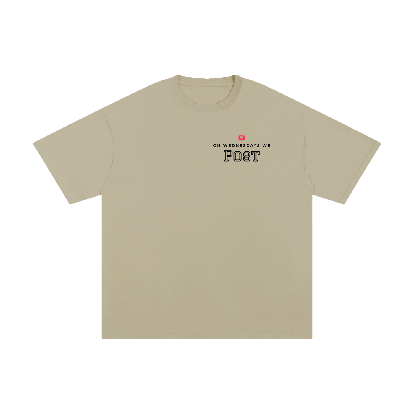 On Wednesdays, We Post | Unisex Pure Cotton T-Shirt