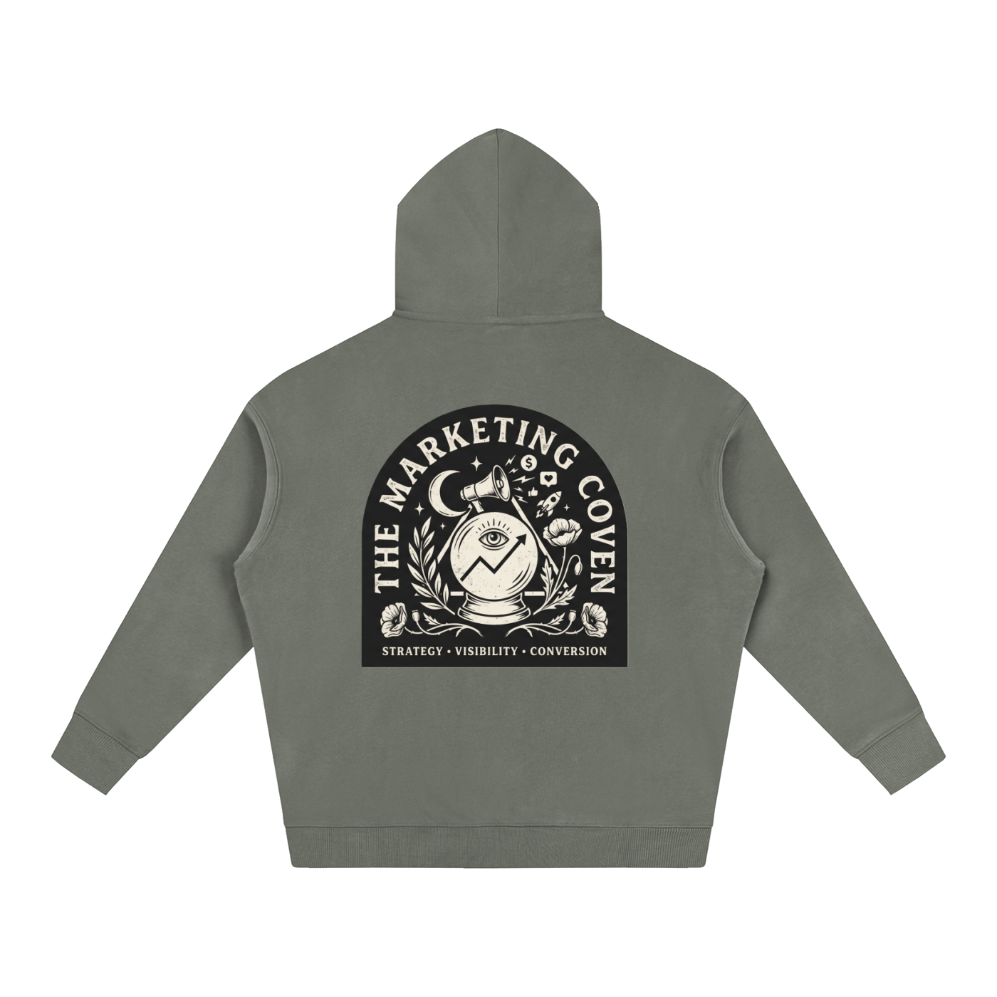 The Marketing Coven | Oversized Fleeced Hoodie