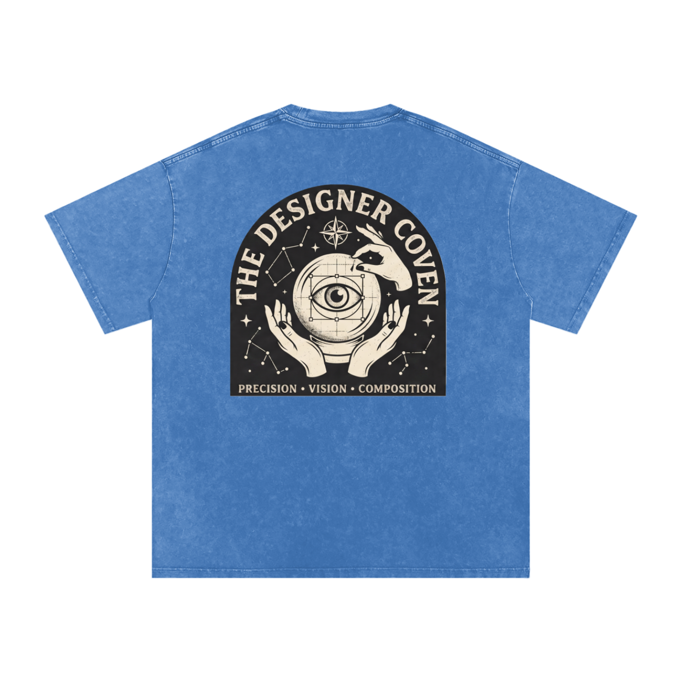 The Designer Coven | Snow Washed Oversized Cotton T-Shirt