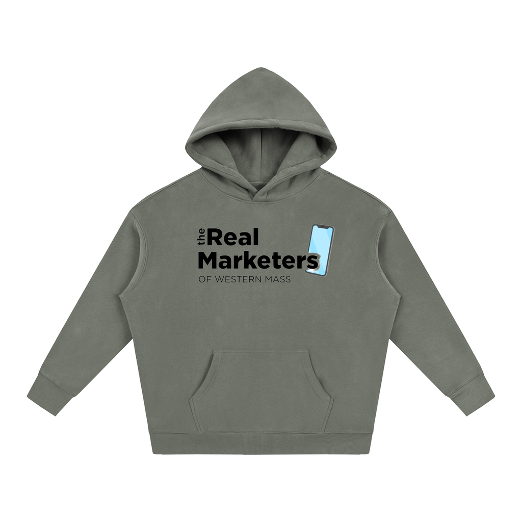 The Real Marketers of Western Mass | Oversize Fleeced Hoodie