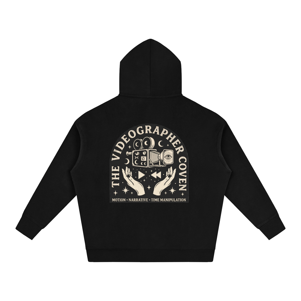 The Videographer Coven | Oversized Fleeced Hoodie