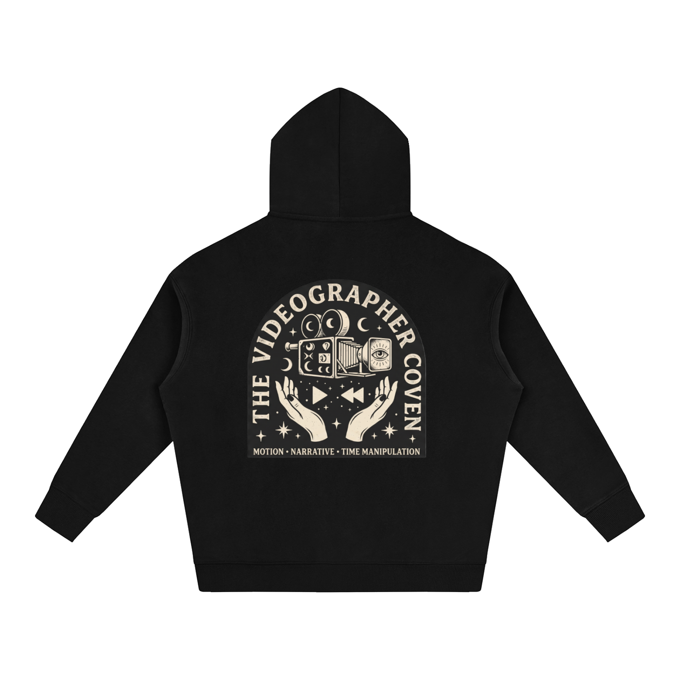 The Videographer Coven | Oversized Fleeced Hoodie