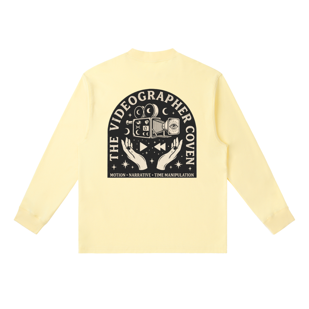 The Videographer Coven | Essential Crewneck Long-Sleeve T-Shirt