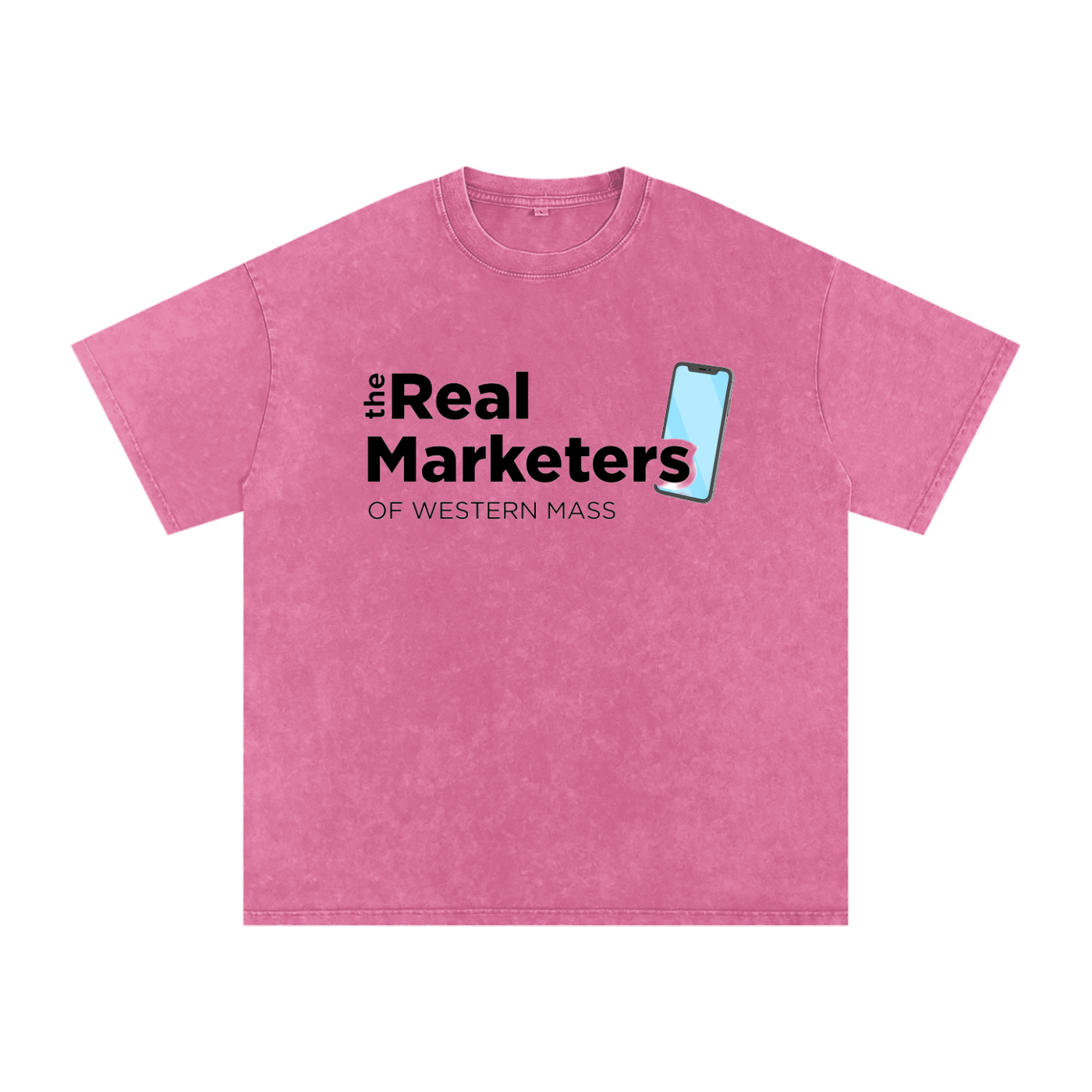The Real Marketers of Western Mass | Snow Washed Oversized Cotton T-Shirt
