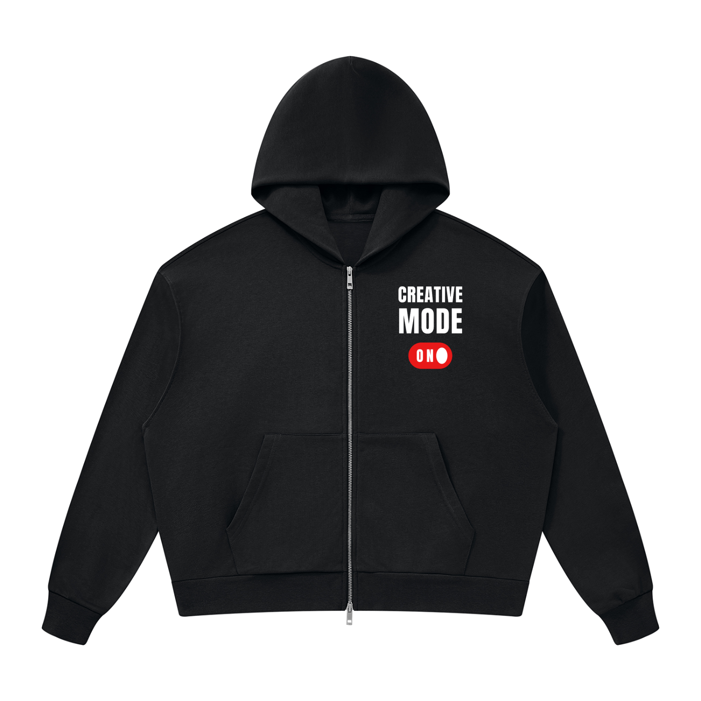 Public Relations, Private Chaos | Unisex Drop Shoulder Full Zip Hoodie
