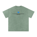 Complicated Relationship | Snow Washed Oversized Cotton T-Shirt