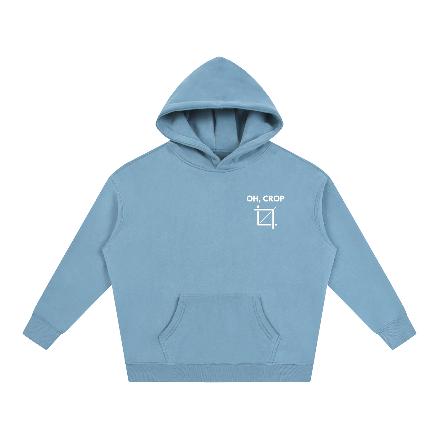 Oh, Crop | Oversize Fleeced Hoodie