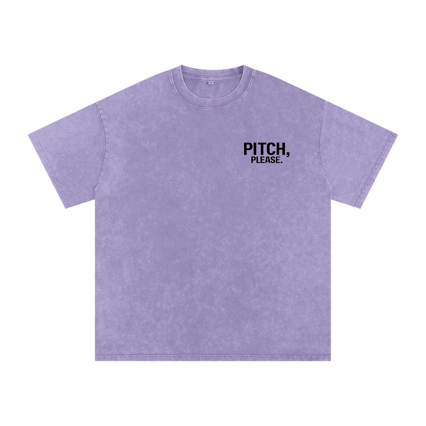 Pitch, Please | Snow Washed Oversized Cotton T-Shirt