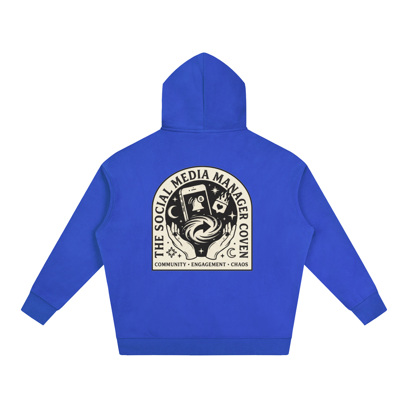 The Social Media Coven | Oversized Fleeced Hoodie