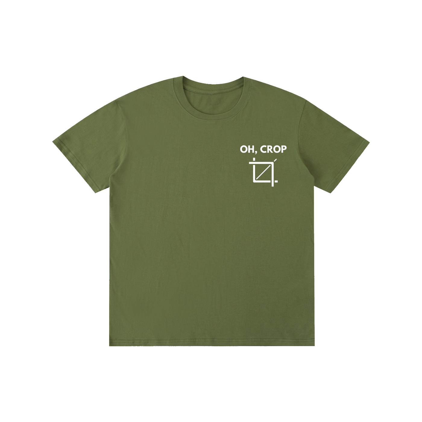 Oh, Crop | Pure Cotton Unisex T-Shirt