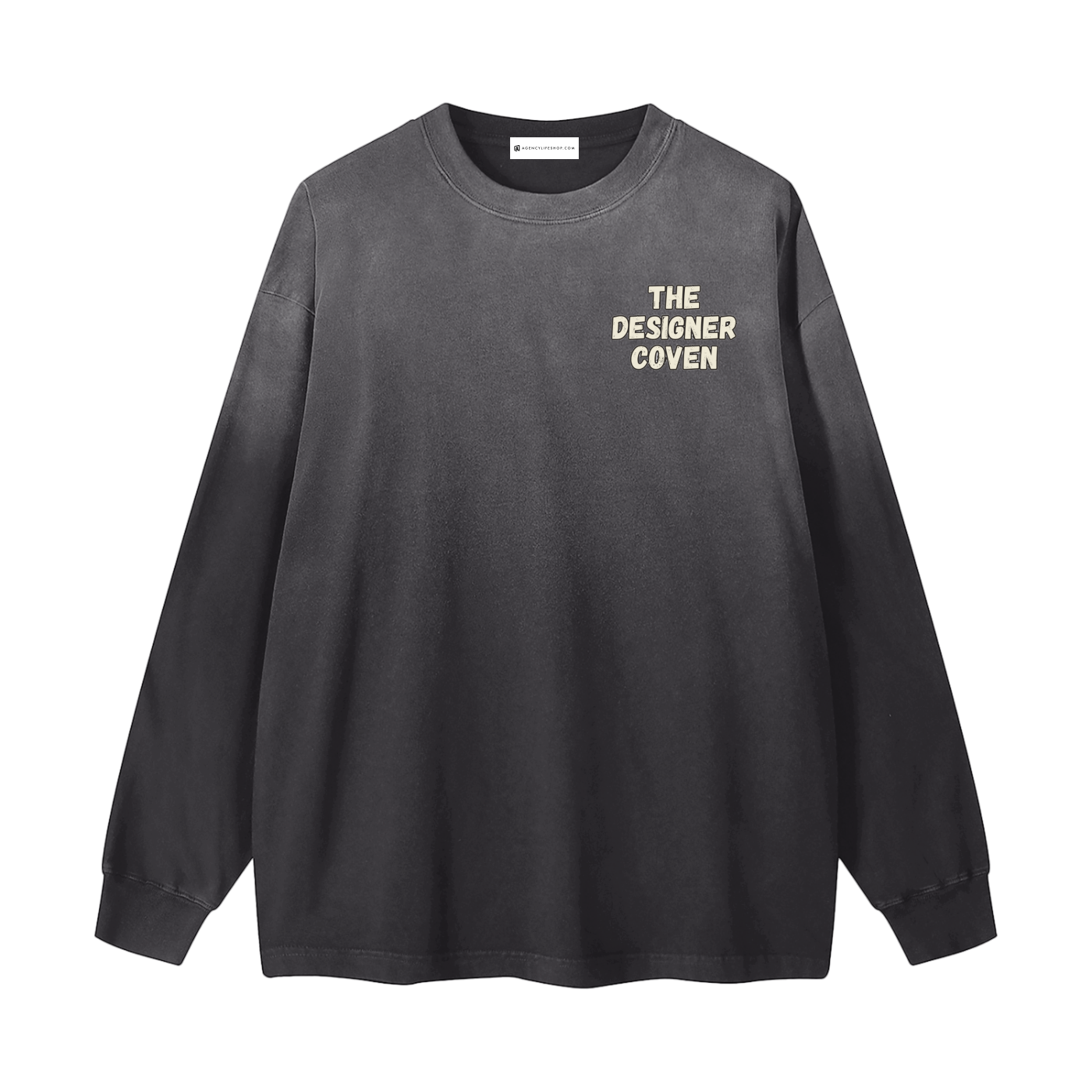 The Designer Coven | Gradient Washed Long Sleeve T-Shirt