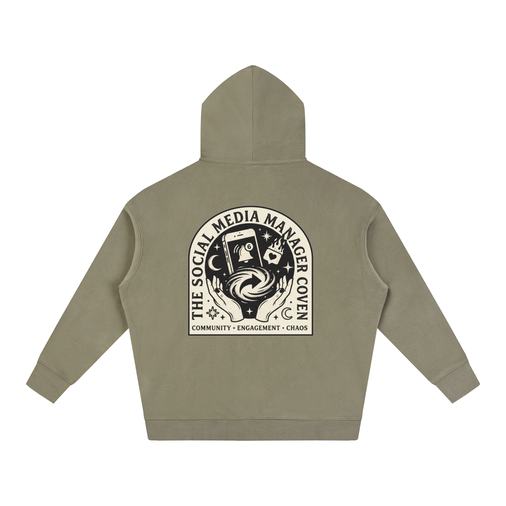 The Social Media Coven | Oversized Fleeced Hoodie