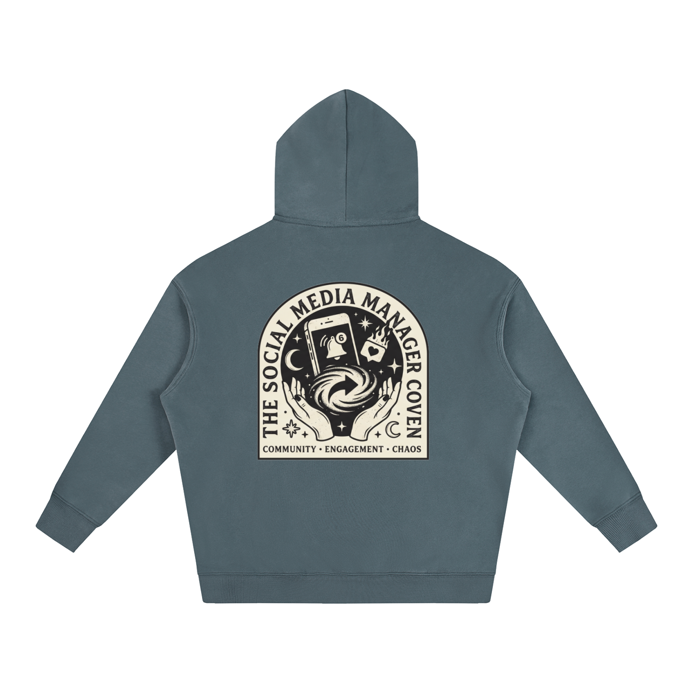 The Social Media Coven | Oversized Fleeced Hoodie