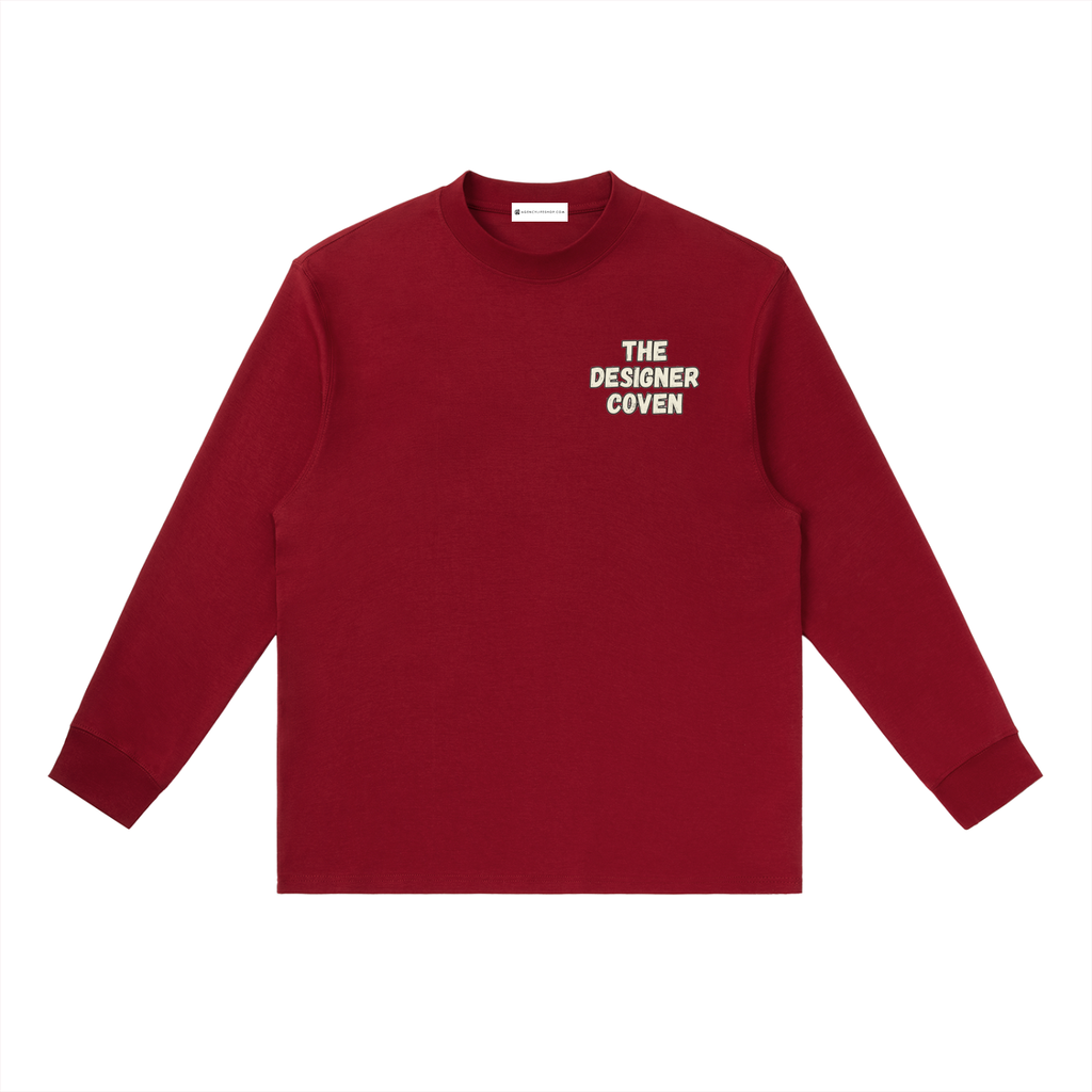 The Designer Coven | Essential Crewneck Long-Sleeve T-Shirt