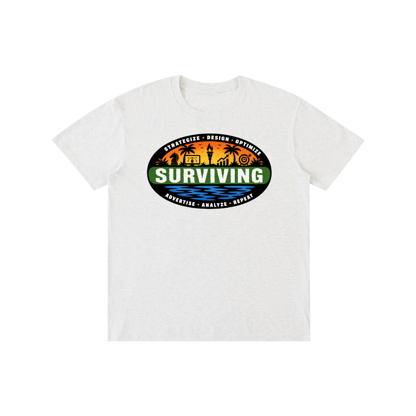 Surviving in Marketing | Pure Cotton Unisex T-Shirt