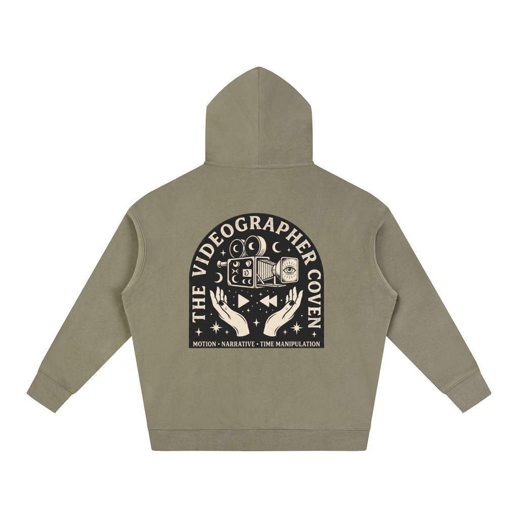 The Videographer Coven | Oversized Fleeced Hoodie