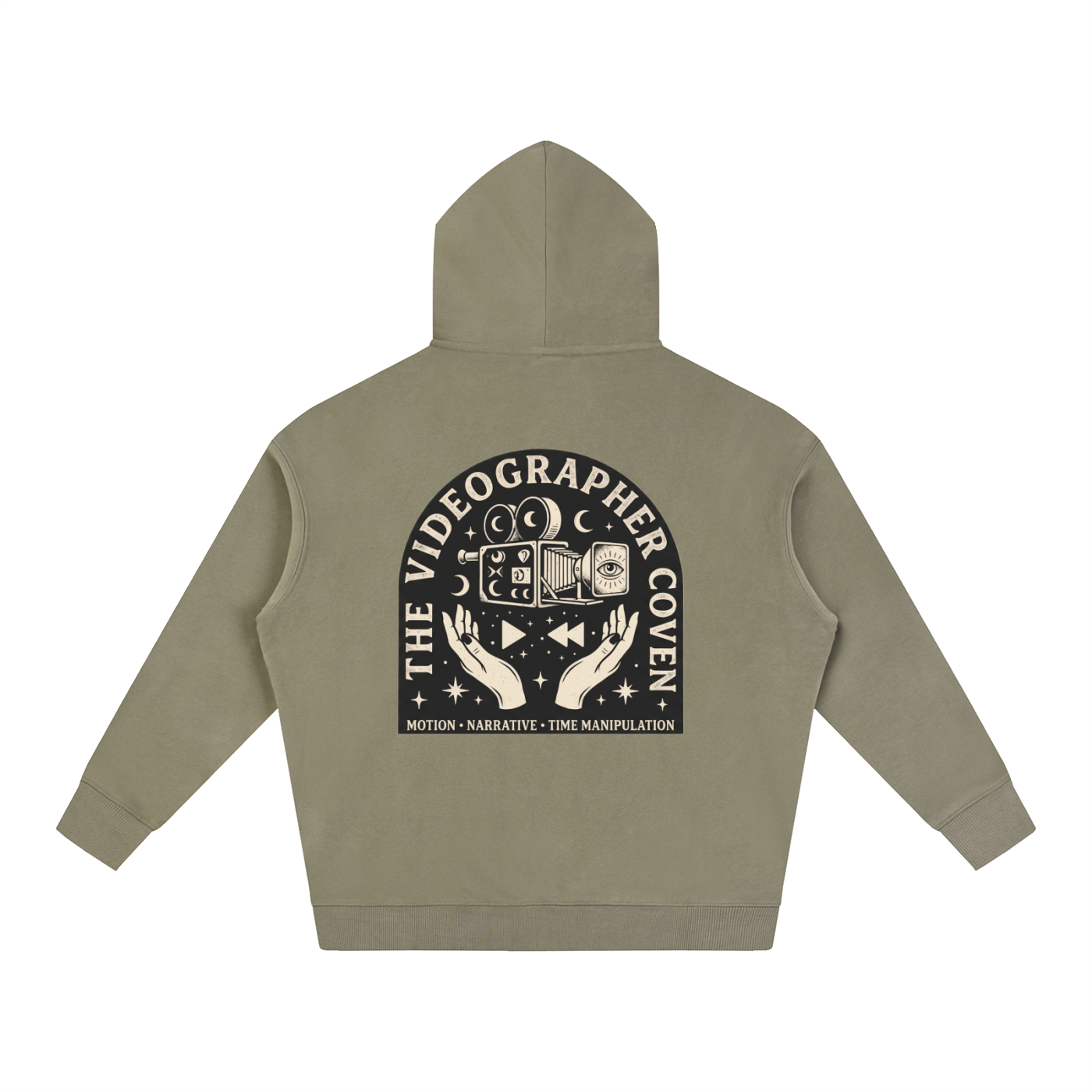 The Videographer Coven | Oversized Fleeced Hoodie
