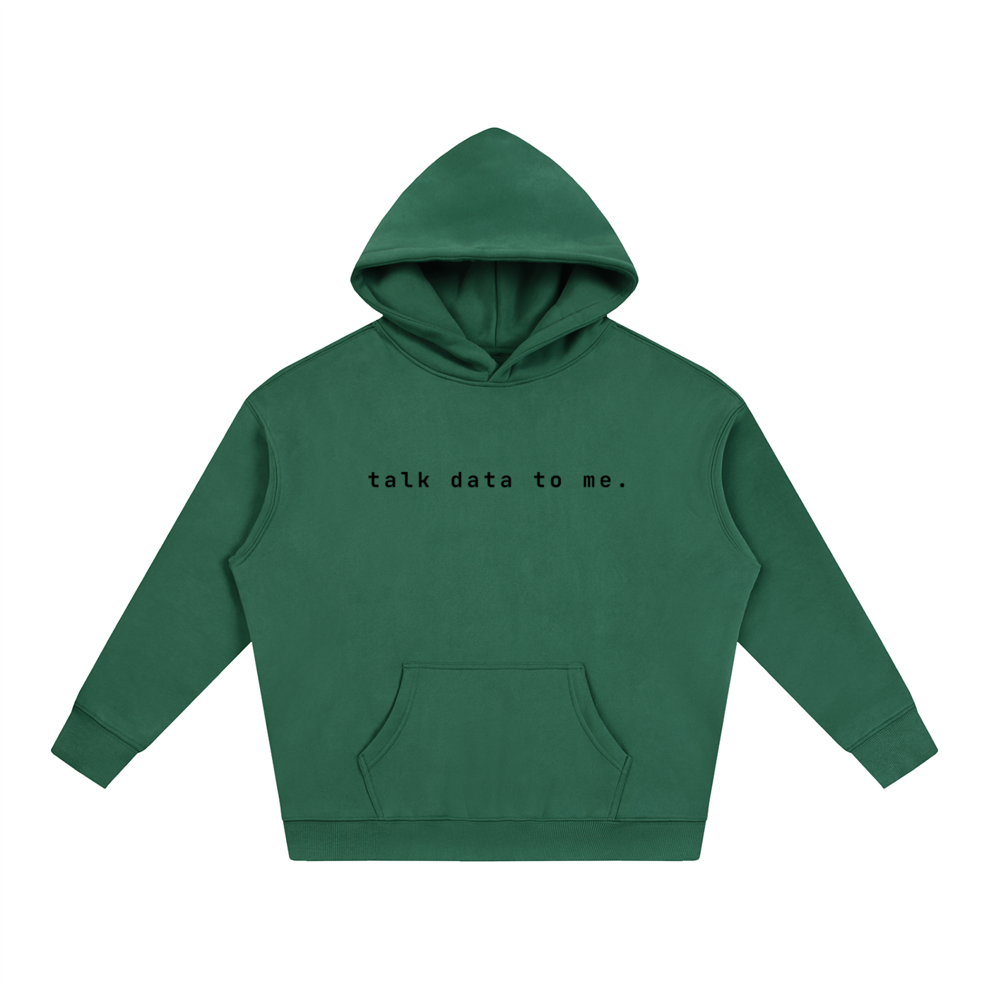 Talk Data To Me | Oversize Fleeced Hoodie