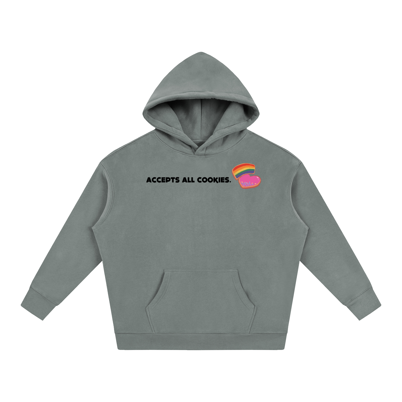 Accepts All Cookies | Oversize Fleeced Hoodie