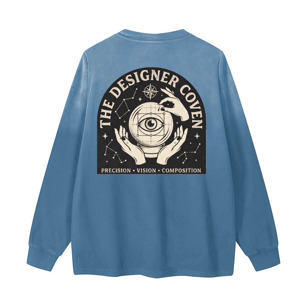 The Designer Coven | Gradient Washed Long Sleeve T-Shirt