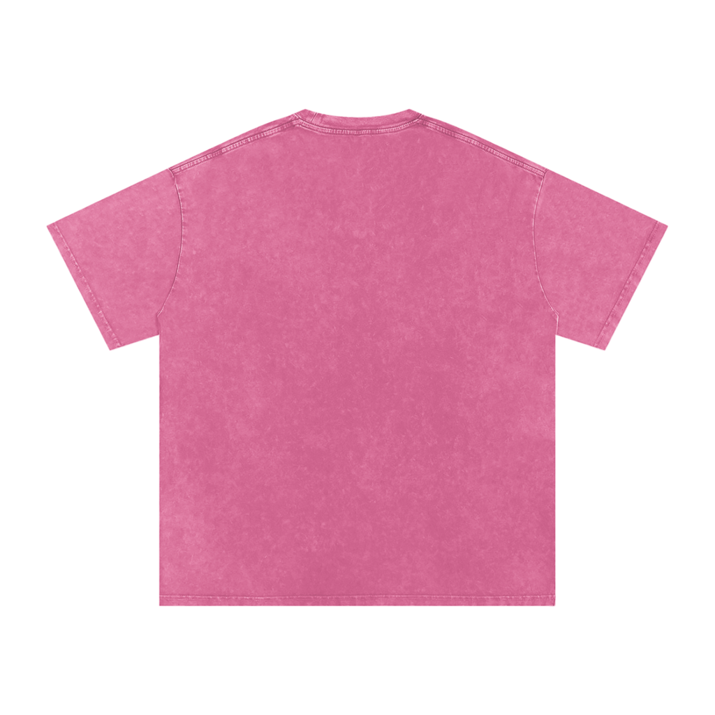 Will Boo-st for Coffee | Snow Washed Oversized Cotton T-Shirt