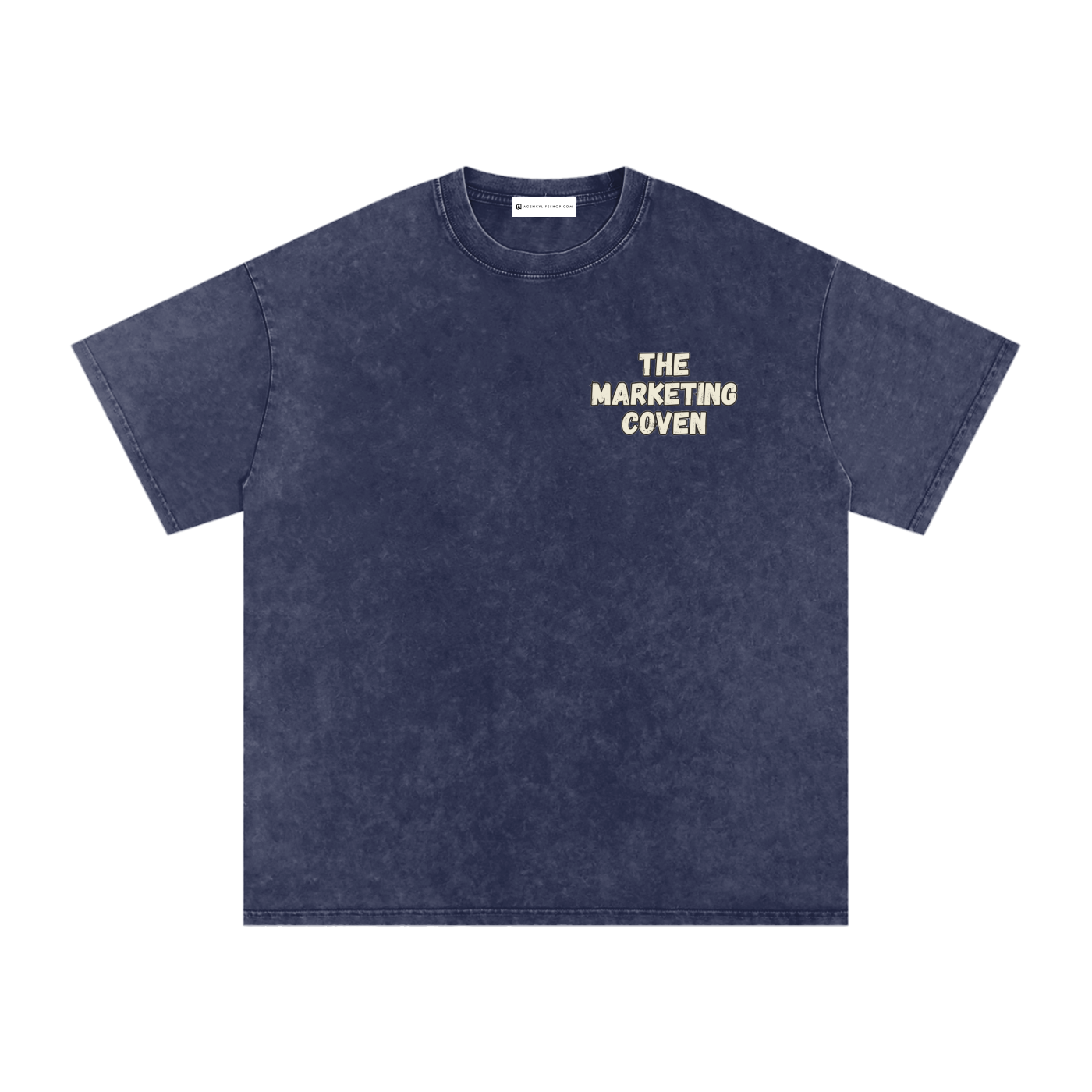 The Marketing Coven | Snow Washed Oversized Cotton T-Shirt