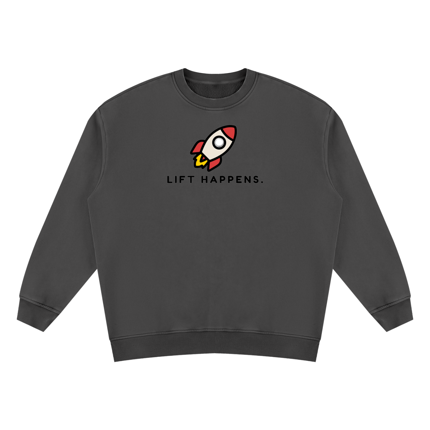 Lift Happens | Unisex Vintage Wash Fleece Sweatshirt