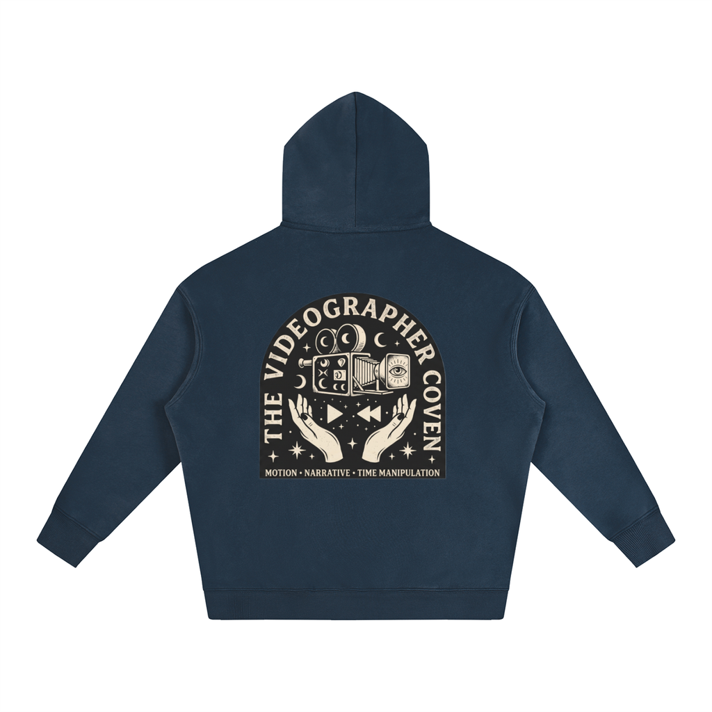 The Videographer Coven | Oversized Fleeced Hoodie