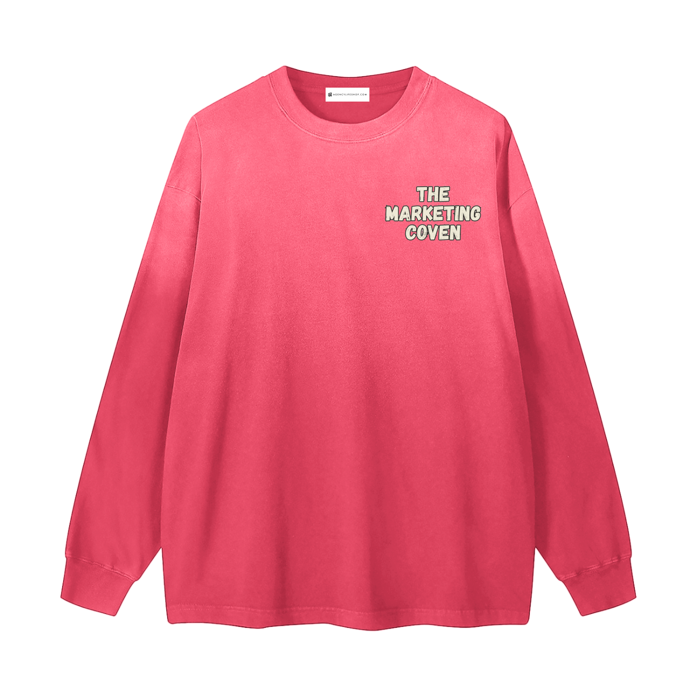 The Marketing Coven | Gradient Washed Long Sleeve T-Shirt
