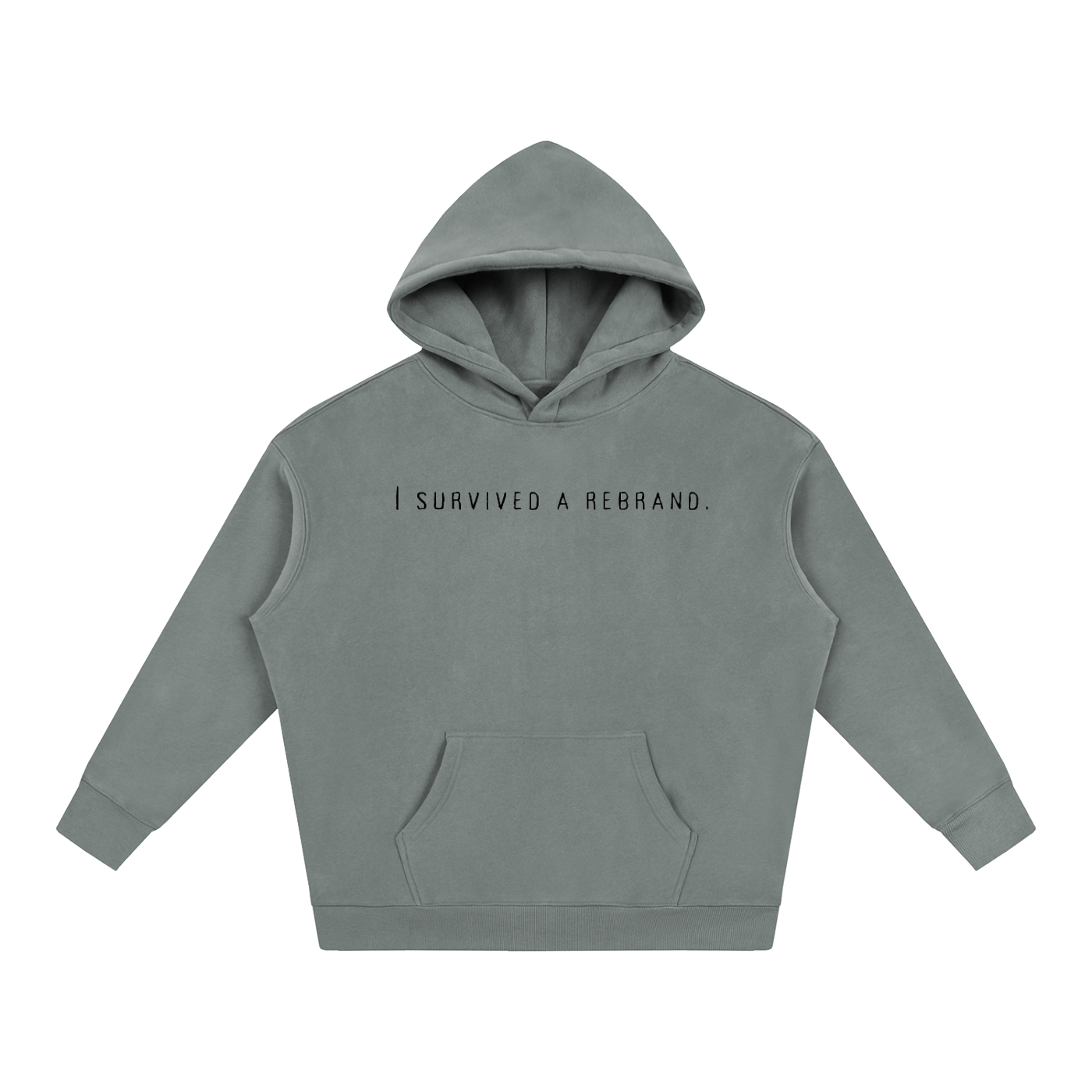 I Survived A Rebrand | Oversize Fleeced Hoodie