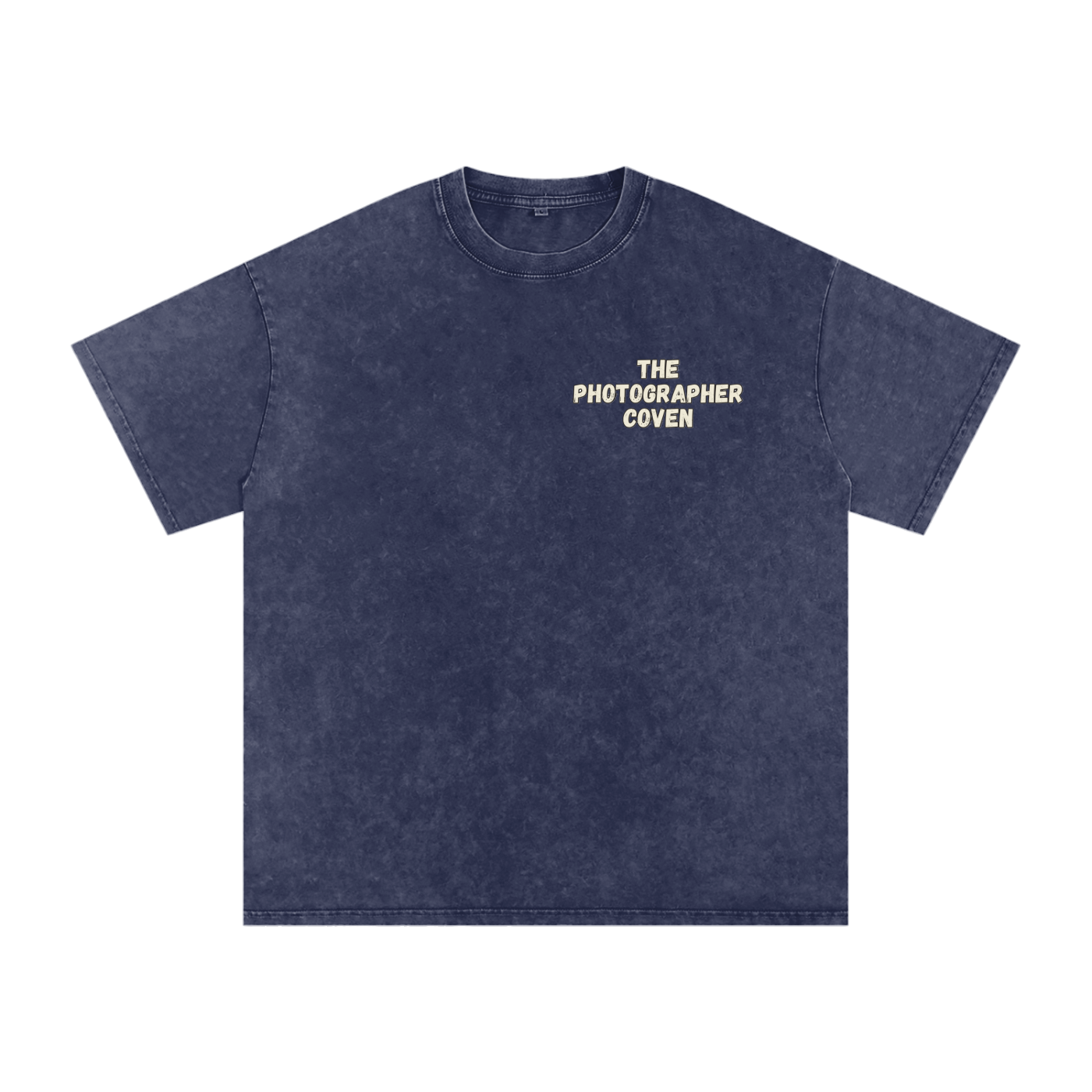 The Photographer Coven | Snow Washed Oversized Cotton T-Shirt