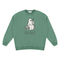 Will Boo-st for Coffee | Unisex Vintage Wash Fleece Sweatshirt