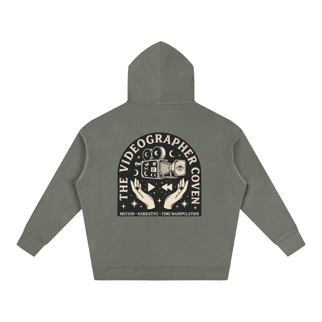 The Videographer Coven | Oversized Fleeced Hoodie