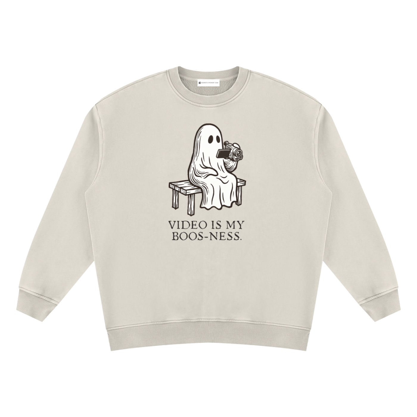 Video is My Boos-ness | Unisex Vintage Wash Fleece Sweatshirt