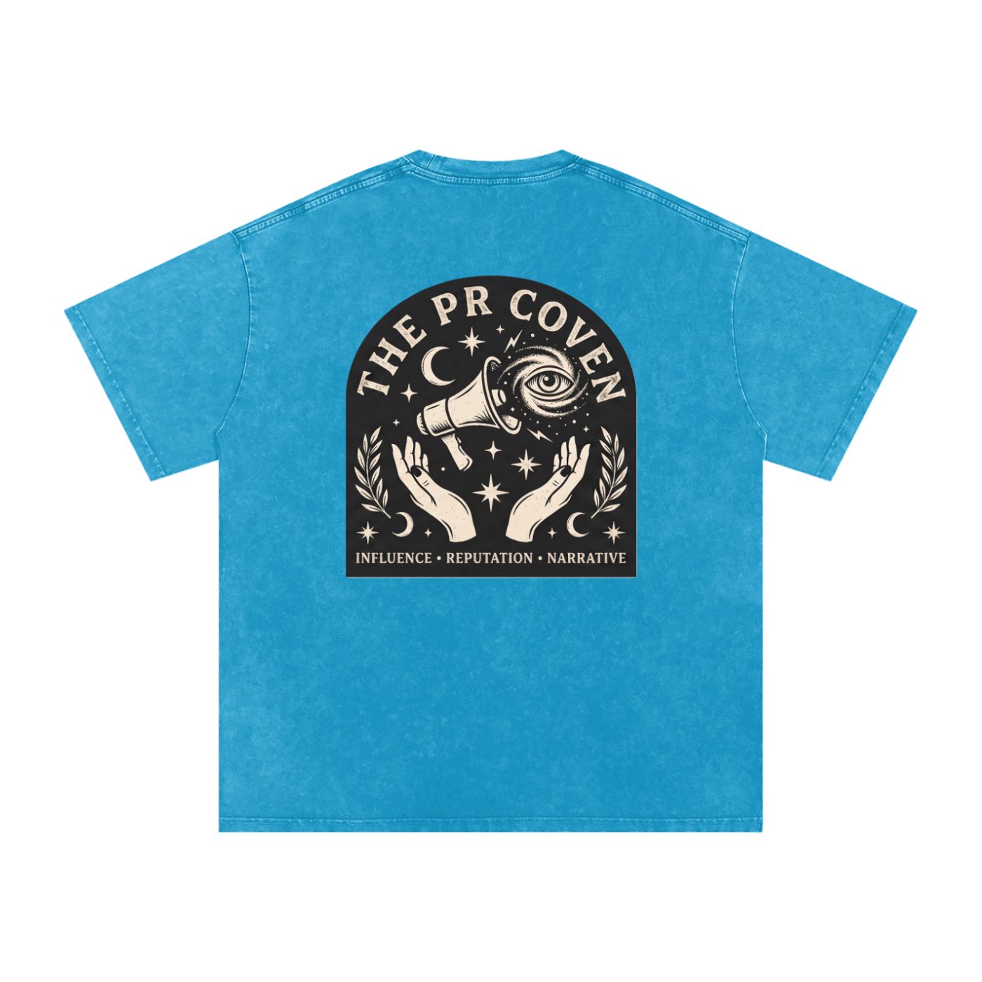The PR Coven | Snow Washed Oversized Cotton T-Shirt
