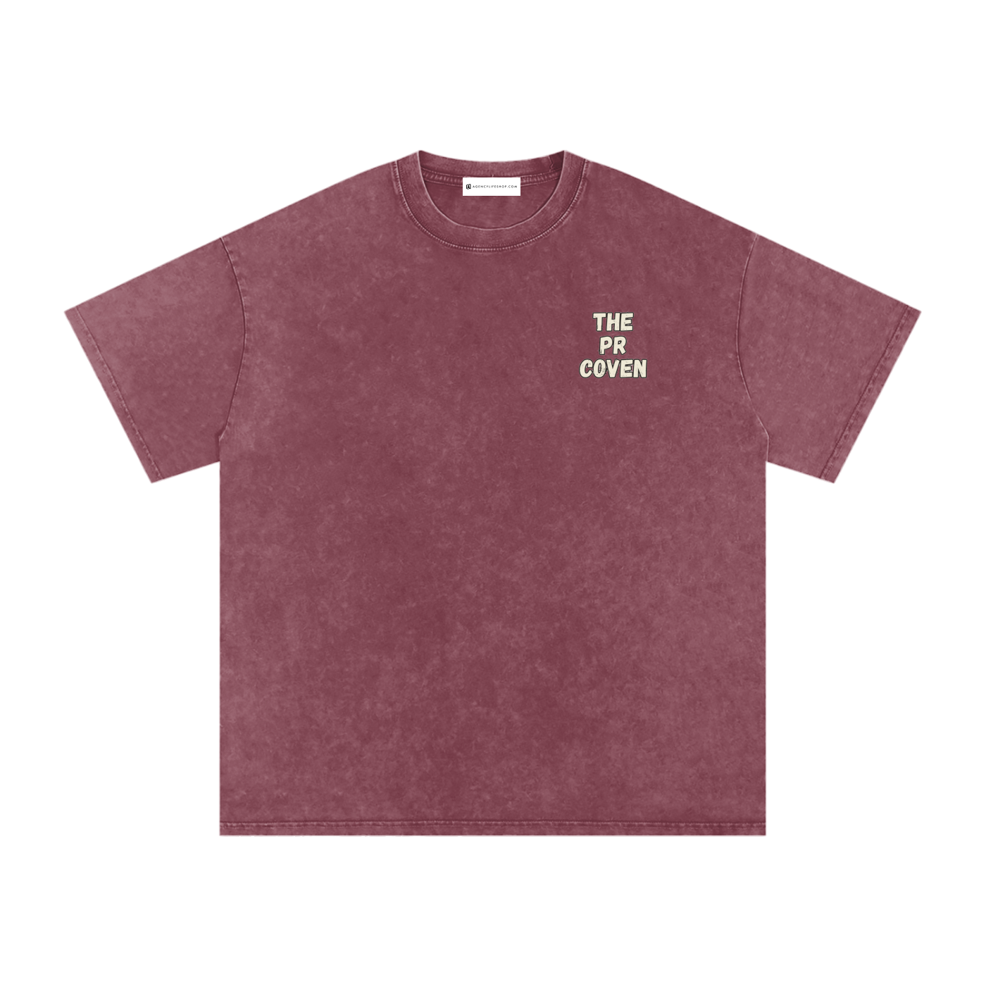 The PR Coven | Snow Washed Oversized Cotton T-Shirt