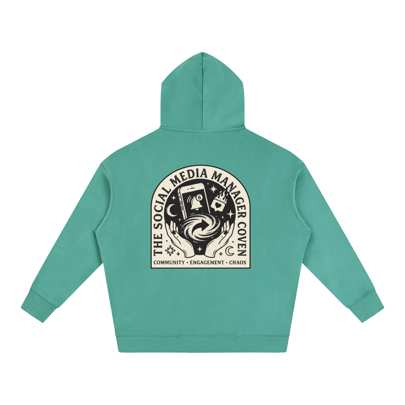 The Social Media Coven | Oversized Fleeced Hoodie