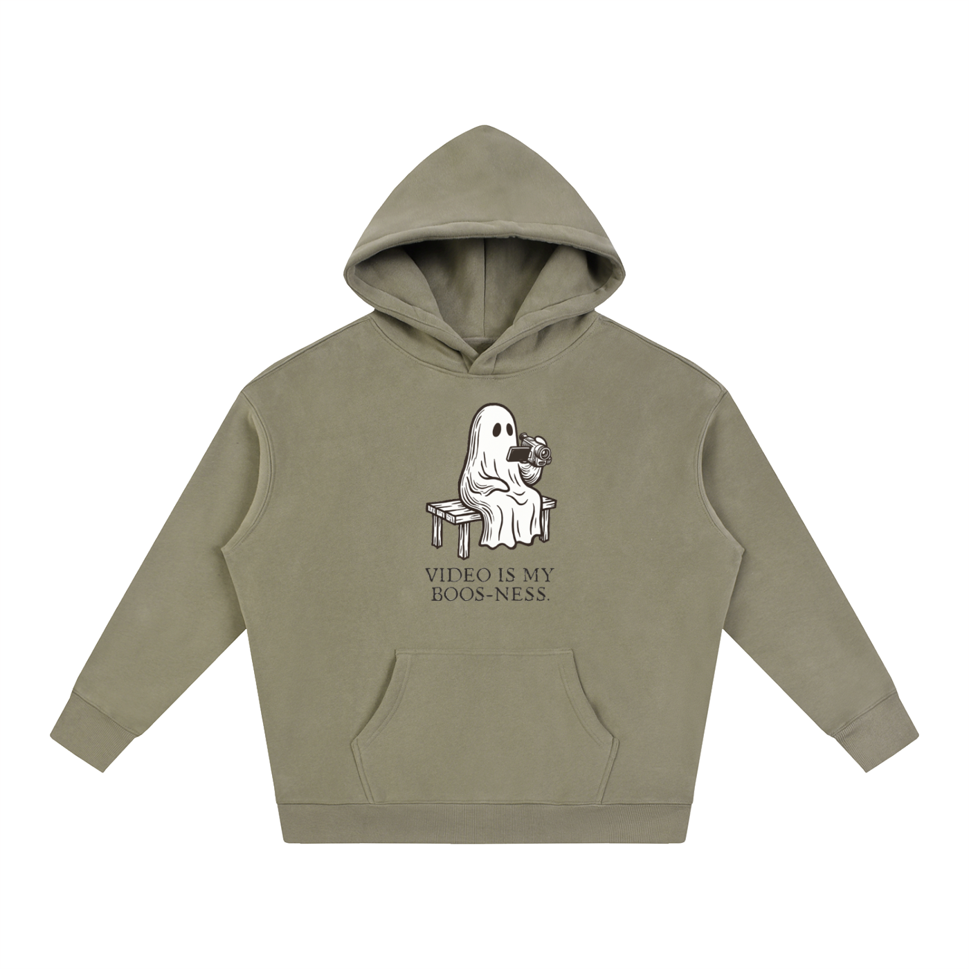 Video is My Boos-ness | Oversize Fleeced Hoodie