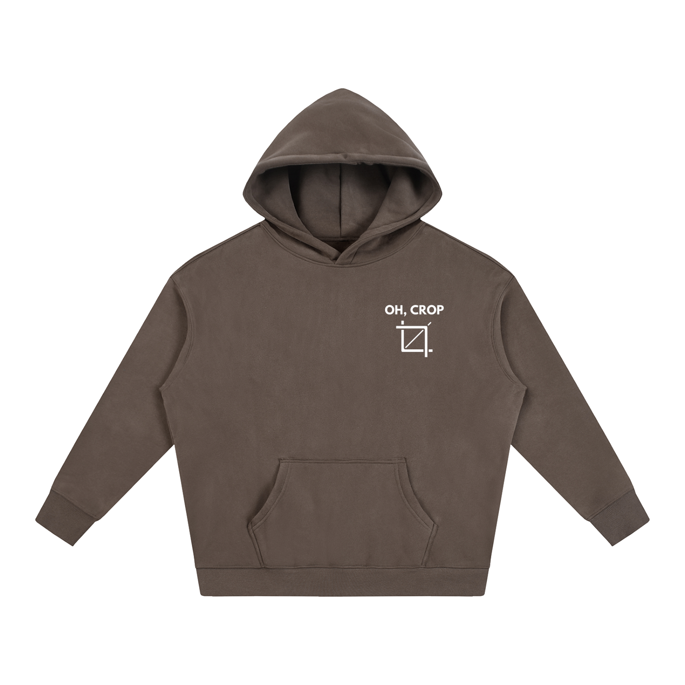 Oh, Crop | Oversize Fleeced Hoodie